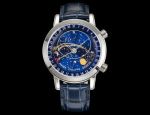 PATEK PHILIPPE Watch Bands Best Edition with 240 LU CL C Movement Bright Dark Blue Aperture 44mm Watch